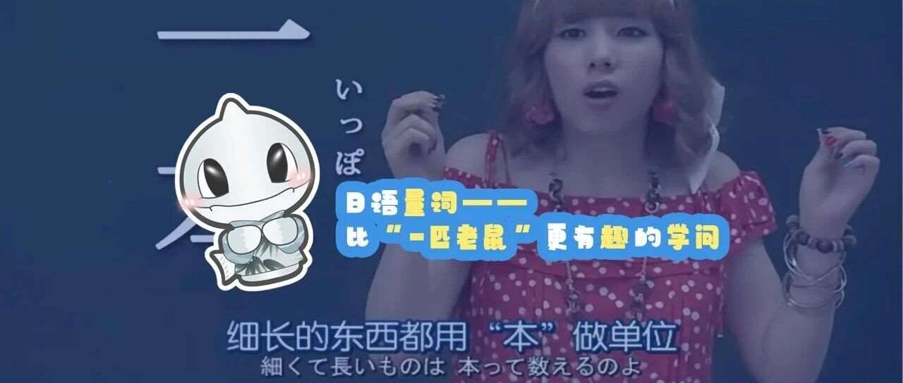 日语量词 | 比&ldquo;一匹老鼠&rdquo;更有趣的学问